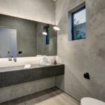 Vadara_Petra Grigio Quartz bathroom countertops