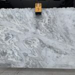 White hurricane marble
