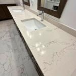 Quartz Bathroom Countertop Installation in Park Ridge