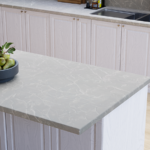 Bianco Glace Viatera countertops island