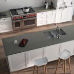 Graphite Gray Viatera kitchen island