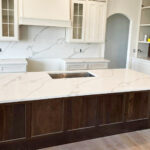 Linnstone-Quartz-Calacatta-Andes kitchen slab