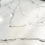 Linnstone-Quartz-Punaluu kitchen island