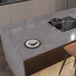 Tartufo Quartz Vicostone kitchen island