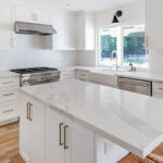 Vadara_Cygnet Drift Quartz white kitchen