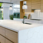 Vadara_GossamerSands_Quartz kitchen countertops