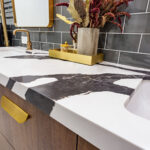 Vadara_Lava Plain Quartz bath countertops