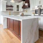 Vadara_Moon Valley Quartz kitchen island