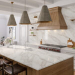 Vadara_Moonlit Lace Quartz kitchen backsplash