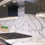 Vadara_Nakoda_Quartz kitchen backsplash