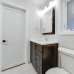 Calacatta River Quartz Bathroom Countertops in Prospect Heights