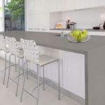 Macabo Gray Quartz kitchen