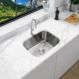 Single bowl kitchen sink 18 gauge