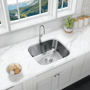 Single bowl kitchen sink 18 gauge