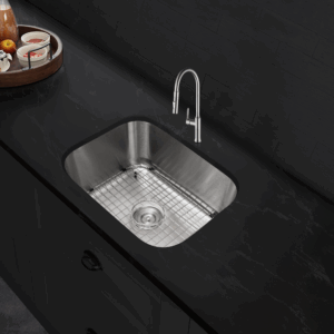 Single bowl kitchen sink 18 gauge
