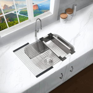 Single bowl kitchen sink 18 gauge