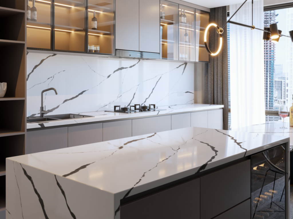 Calacatta Quartz Countertops