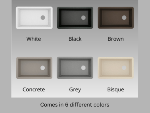 Single Bowl Composite Sink Colors