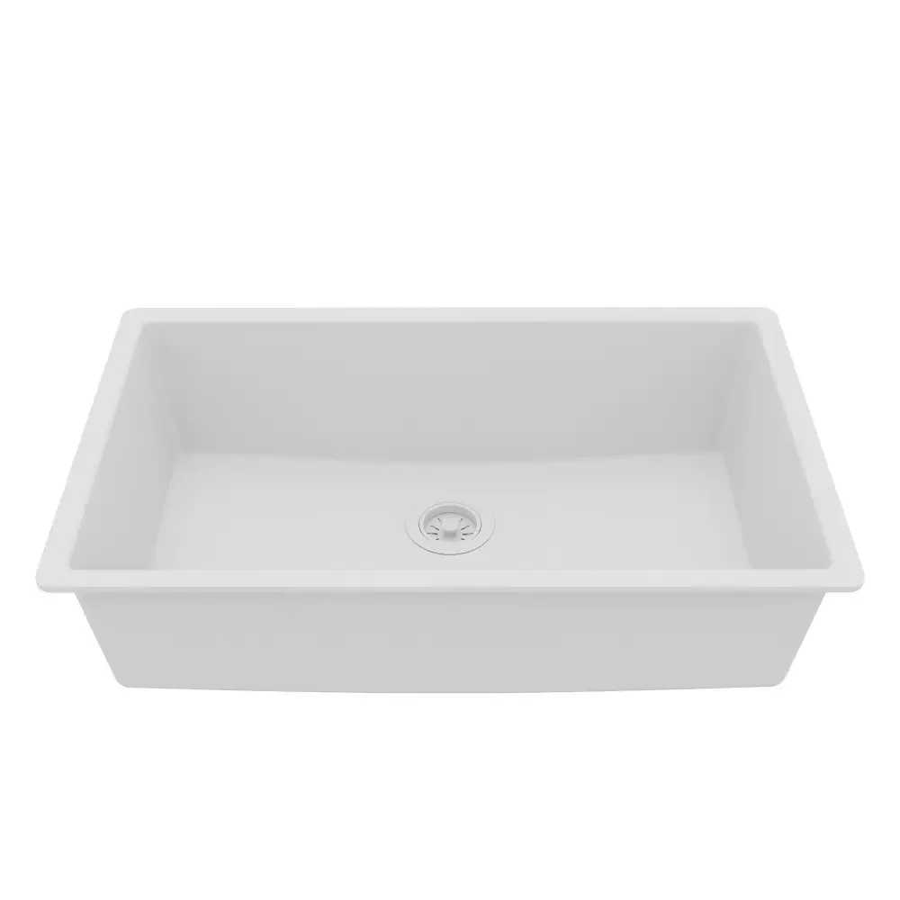 Single Bowl Quartz Composite Kitchen Sink